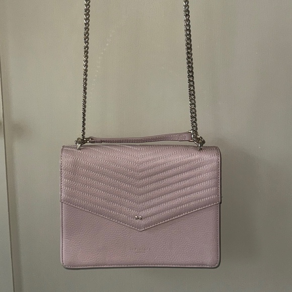 Ted Baker London- KALILA Bow Blush Pink Envelope Chain Crossbody – NWT - Picture 8 of 10
